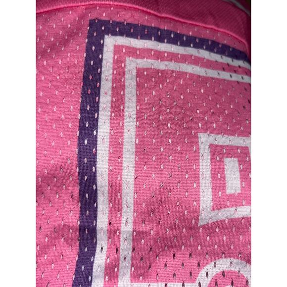 Barbie Malibu Women’s Cropped Football #59 Shirt Jersey Size Large Pink - Picture 9 of 10